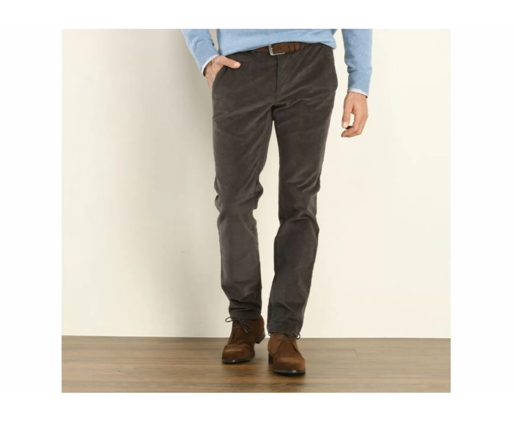 Bexley Adjusted Fit | Taupe Grey Men'S Chinos Norman Grey Taupe