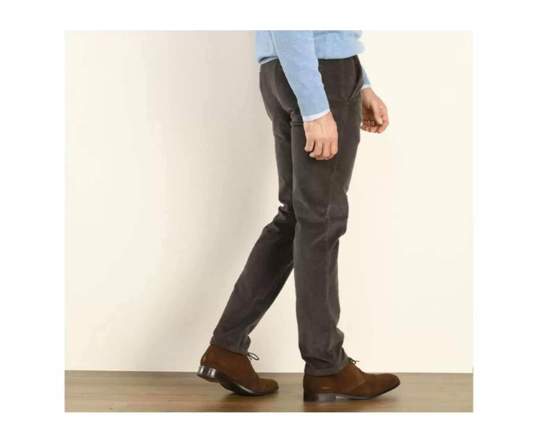 Bexley Adjusted Fit | Taupe Grey Men'S Chinos Norman Grey Taupe