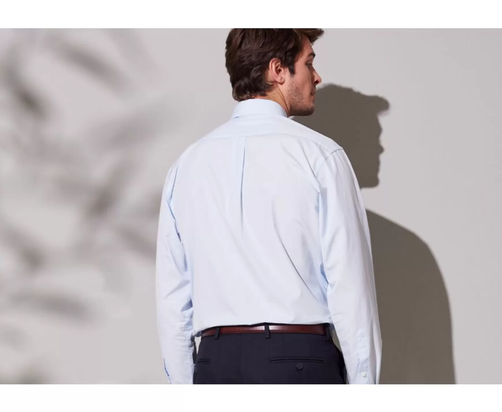 Bexley | Two Ply Cotton Shirt Albert Classic Pale Blue