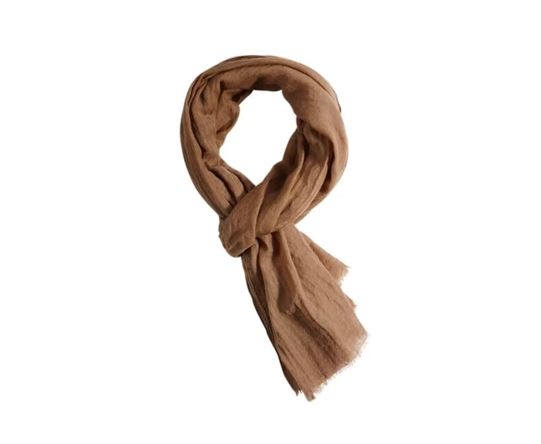 Bexley | Wool And Silk Scarf Camel