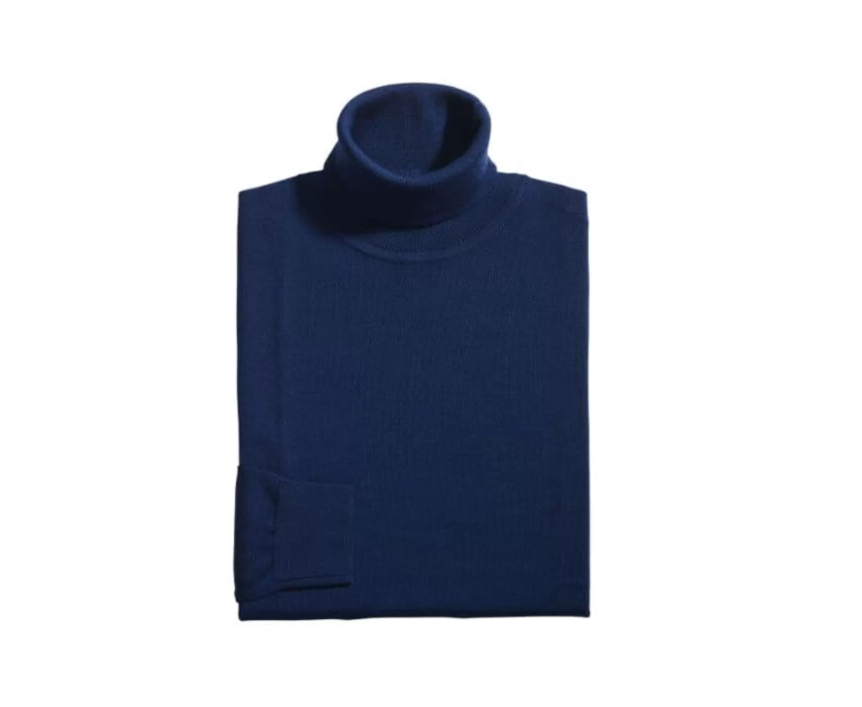 Bexley | Wool Roll-Neck Jumper - Emerinos | Navy